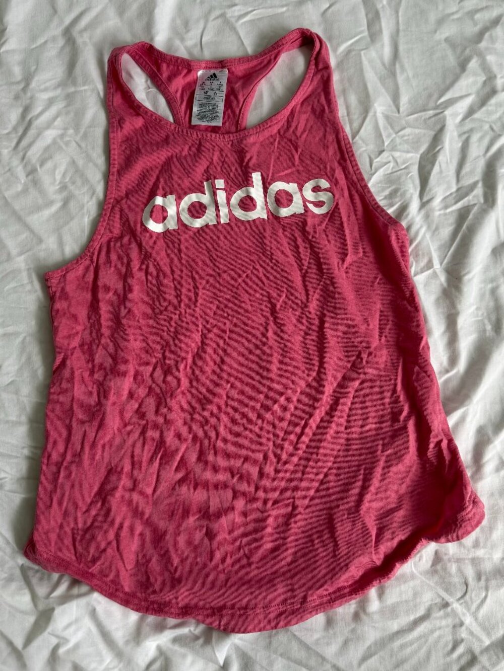 Pink Adidas Workout Tank Top
